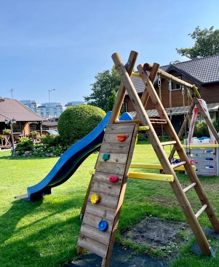 Osupyne Apartment Sventoji Bagian luar foto